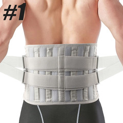 Adjustable Lower Back Brace Lumbar Support Waist Belt For Men Women Pain Relief