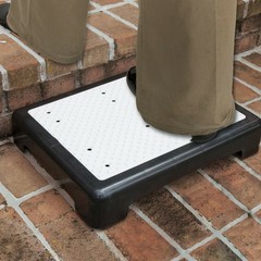 Indoor Outdoor Mobility Step Helper Holds 440 Lbs 3.5 Inches High Wide Platform