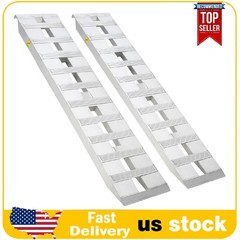 72″/84″/94″ Aluminum Trailer Ramps 6000Lbs Heavy-Duty Loading Ramp for Car Truck