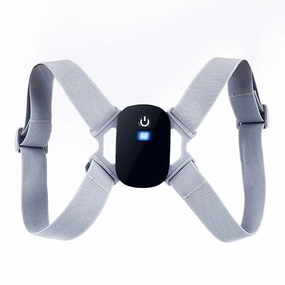 Smart Posture Corrector Back Brace LCD Sensor Vibration Reminder Adjustable 8