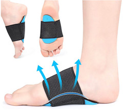 PAIR FOOT ARCH SUPPORT FLAT FEET FALLEN ARCH PLANTAR FASCIITIS INSOLE HEEL PAIN