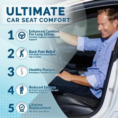 ComfiLife Car Seat Cushion– Wedge 100 Polyurethane Foam Car Cushions …