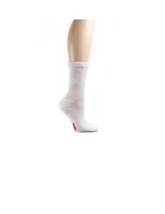 +MD PlusMD Diabetic Crew Socks Black White non binding seamless anti-microbial