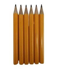 Comfort Axis Golf Pencils Bulk, Yellow Barrel 8.5cm Mini Pencils 144 Pack