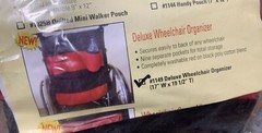 Deluxe Wheelchair Storage Organizer with Pouches 17″ x 19 1/2″