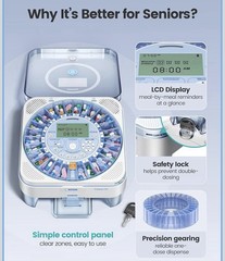 New In Box Automatic Pill Dispenser Digital Timer