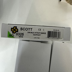 Scott Sport-Aid Double Strap Ankle Support-Beig new in box unisex Left/right M