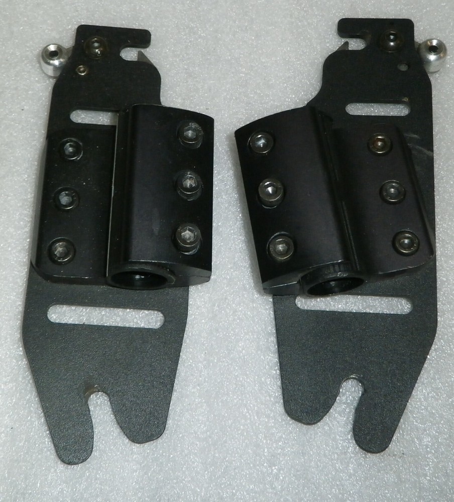 SET OF 2 Future Mobility WHEELCHAIR BACK SUPPORT BRACKET GOOD AS PICTURE