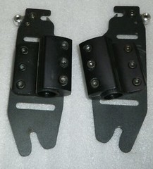 SET OF 2 Future Mobility WHEELCHAIR BACK SUPPORT BRACKET GOOD AS PICTURE