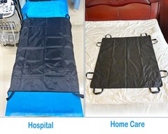 Zen Shi Fu Positioning Bed Pads with 8 Reinforced Handles, 40×48, Black