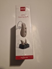 OTC Rechargeable Hearing Aid. Water Resistant With 11 Volume Level.