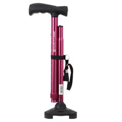 HurryCane Red Adjustable Walking Cane All Terrain Mobility Aid-FREE SHIPPING