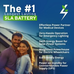ZPC 12V 9Ah Rechargeable SLA Battery Deep Cycle Replaces 12v 7ah 12v 8ah