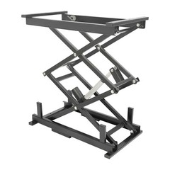 29.9*16.5*10.4in Black Iron Lift Table For Material Handling And Transportation