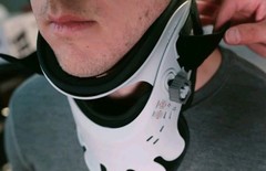 New Adult EZ Collar 80 Universal Adjustable Rigid Cervical Collar Neck Brace