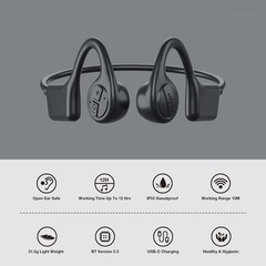 Bone Conduction Hearing Aids for Deafness Bluetooth Noise-Cancelling 4416