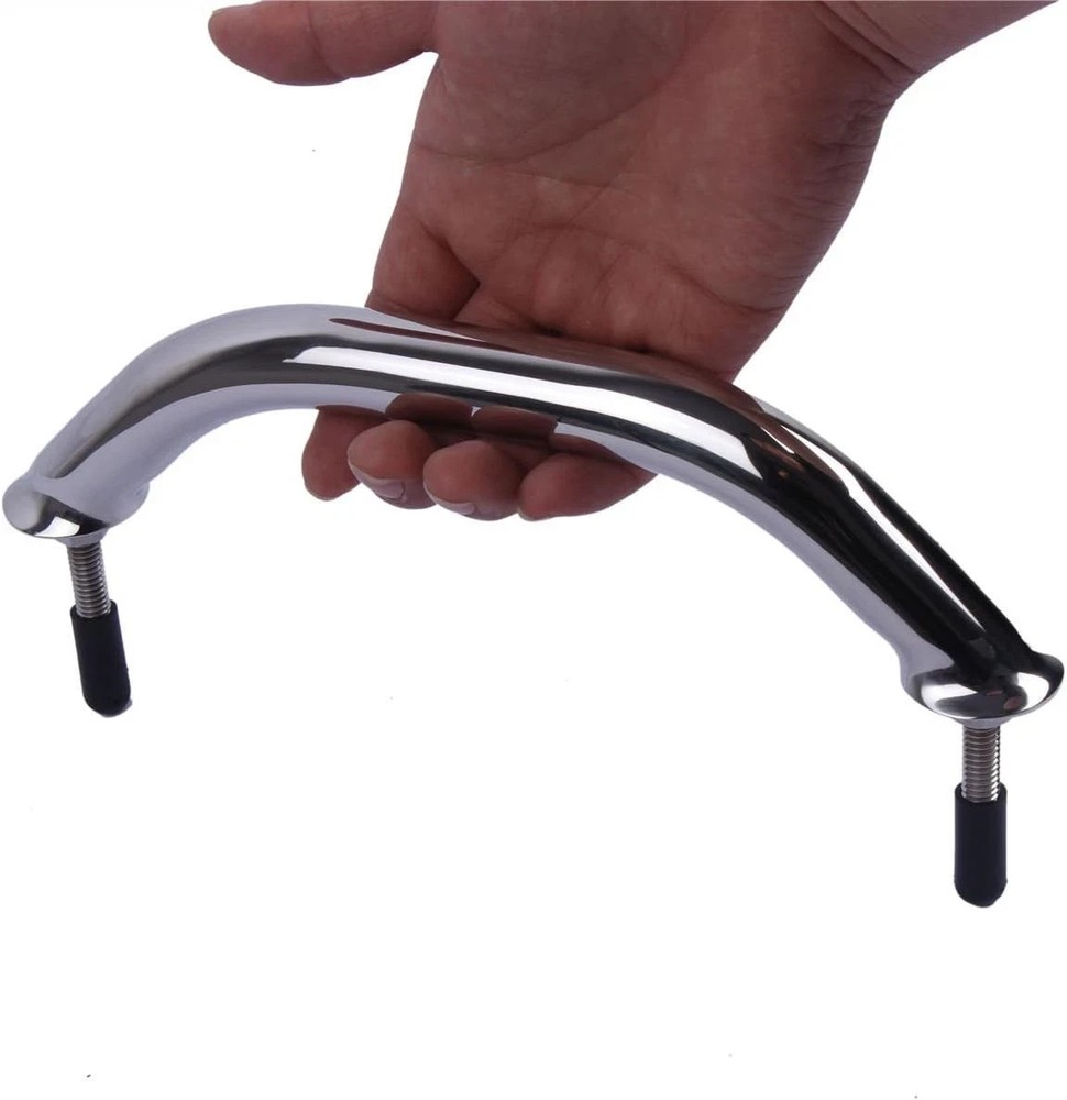 8″ Boat Grab Bar 316 Stainless Steel Polished Grab Handle Handrail Hardware M…