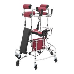 Female Rolling Walker for Elderly, Adjustable Height 8 Wheels Mobility Aid 220lb
