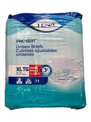 Tena ProSkin Unisex Briefs XL Adult Diapers SUPER Absorbency 60″-64″ – 12 Count