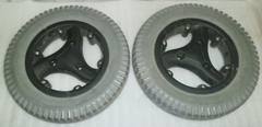 POWER WHEELCHAIR SOLID WHEEL PRIMO POWERTRAX 3.00-8 FAIR CONDITION AS PICTURE