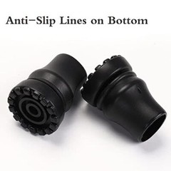 2pcs Cane Tips 3/4 Inch Heavy Duty Rubber Cane Tips, Walking Cane Tips Replaceme