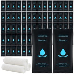 Moist Cotton Towelettes Individually Wrapped – 8.7″x8.7″ White Bulk Wipes