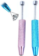 Stylish 2-Pack Mini Grabber Tools – Pink & Blue Claw Holders for Delicate Items