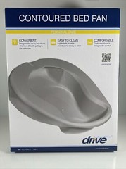*OPEN BOX* Drive Contoured Bed Pan PC23212 Lightweight Durable Polyethylene NEW