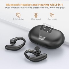 WASOCA Hearing Aids, Hearing Aids for Seniors with Bluetooth, Rechargeable Heari