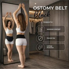 Ostomy Belt for Men & Women – Adjustable Stealth Belt for Colostomy S M L XL 2XL