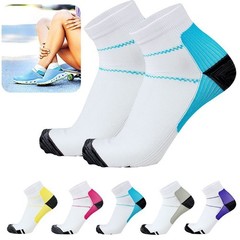 5Pk Compression Socks Planter Fasciitis Heel Ankle Support Foot Arch Pain Relief