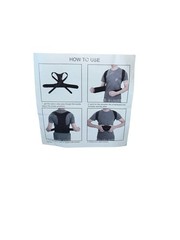 Posture Corrector Back Pain Relief Vest Men Women Adult Medium 25”-33”
