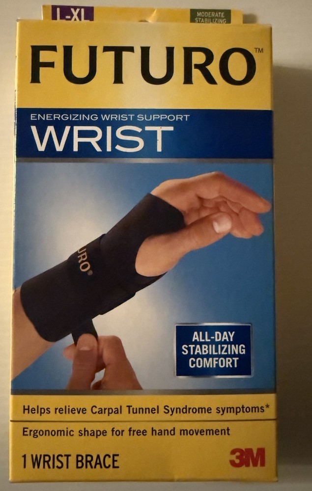 NEW 3M Futuro Wrist Stabilizing Support Moderate Soft Left Large Extra Large 1ct