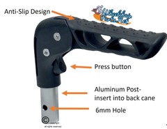 Universal Foldable Push Handle. Fits on 19mm Tubes With 6mm Hole