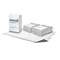 ATTENDS Dry-Lock Underpads Supersorb All-In-One 30 X 36 Disposable 3036 5 Pack