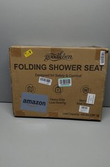20″ Folding Shower Seat, Fold Down Shower Seat Wall Mounted (Open Box)