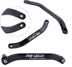 PRO CAKNE Motorcycle Rear Grab Handle Bar Aluminum Rear Seat Rail Kit black