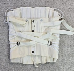Vintage Freeman 36 Lumbosacral Ivory Orthotic Corset Brace Back Support READ