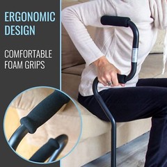 Quad Base Walking Cane for Enhanced Support – Adjustable Height 31.5-37.5in