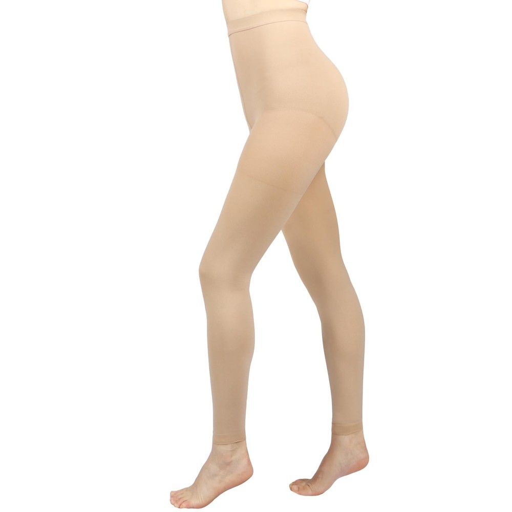 Compression Pantyhose for Women, 20-30 mmHg Footless Medical Compression Stoc…