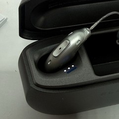 ELEHEAR Beyond Pro Rechargeable RIC Hearing Aids w/ VocClear 2.0 Silver Gray RIC