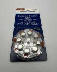Hearing Aid Batteries Size 312 – 1.45V Zinc-Air – Pack of 8, Long Life