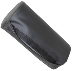 Rehabilitation Advantage Bolster Pillow 8×24 Black Therapy Support Cushion