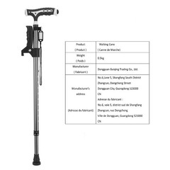 Hold 440 Lbs Walking Cane for Men & Women Aluminum Alloy H24,W5.9″, Black