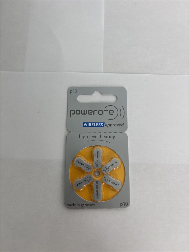 Power one Hearing Aid Batteries wireless Approved Size p10 1.45 V