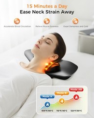 Multi-Functional Cervical Traction Device, Dynamic Neck Massager with Pulsed …