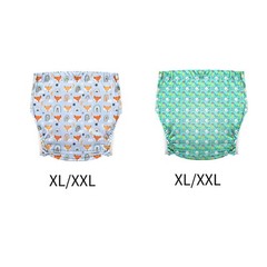 Adults Diaper Wrap Cover Anti Leakage Briefs Sturdy Reusable includes Snaps