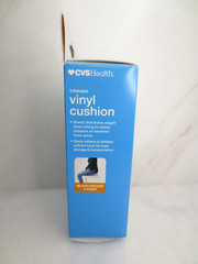 CVS HEALTH INFLATABLE VINYL CUSHION PERSONAL CARE 14.5“ DIAMETER BOXED