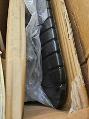 4″ Rise Solid Rubber Power Wheelchair Threshold Ramp Doorway 4″ Rise, 1 Pack