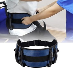 6 Handles 360° Walking Assist Belt for Elderly, Adjustable Safety Transfer Belt